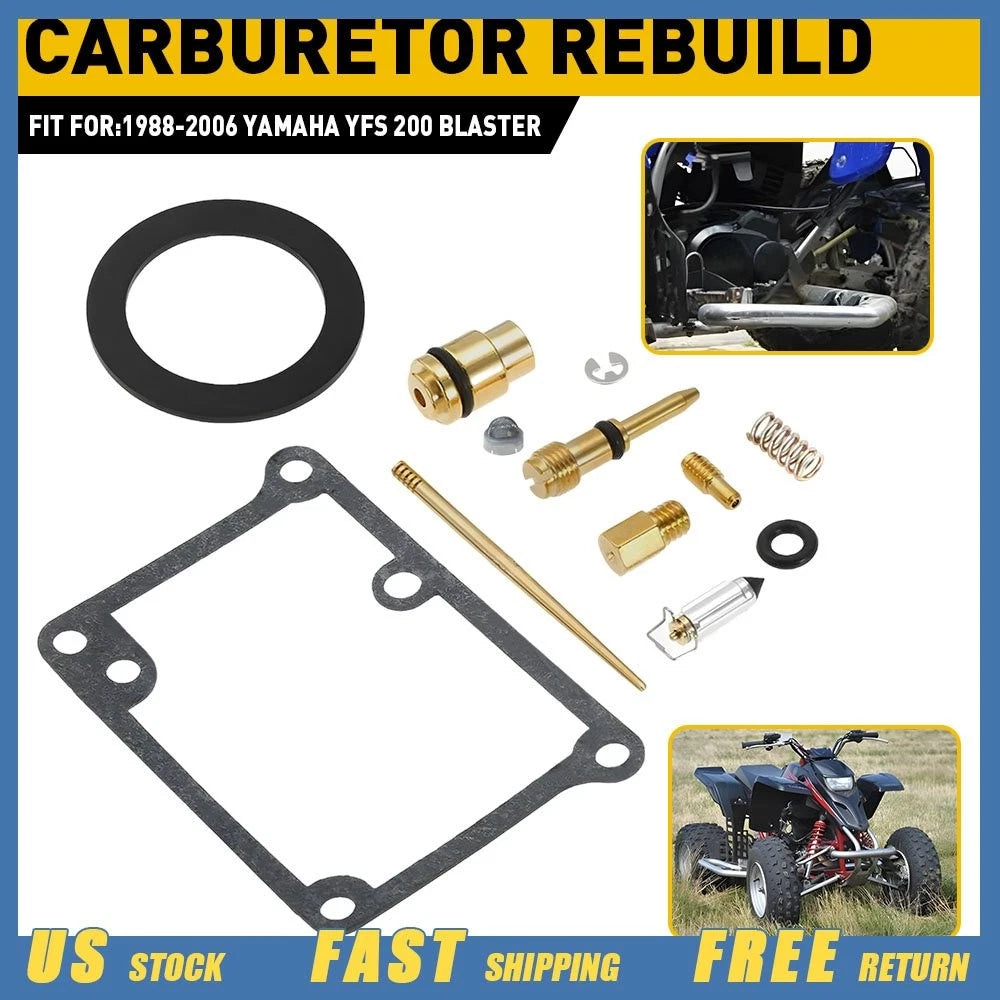 Carburetor Rebuild Kit for Yamaha Blaster 200 (1988–2006) YFS 200