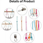1 High Elasticity Colorful Adjustable Cross Stitch Clips for Crafting