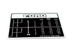 Gear Change Decal for Ford 2000 2600 3000 3600 Tractors (1970–1990)