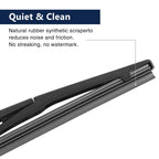 Set of 2 Rear Windshield Wiper Blade Arms for Lexus RX400h (2003–2008) 14 Inch