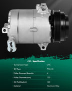 A/C Compressor for Chevrolet Classic 2.2L (2004–2005) Pontiac Grand Am