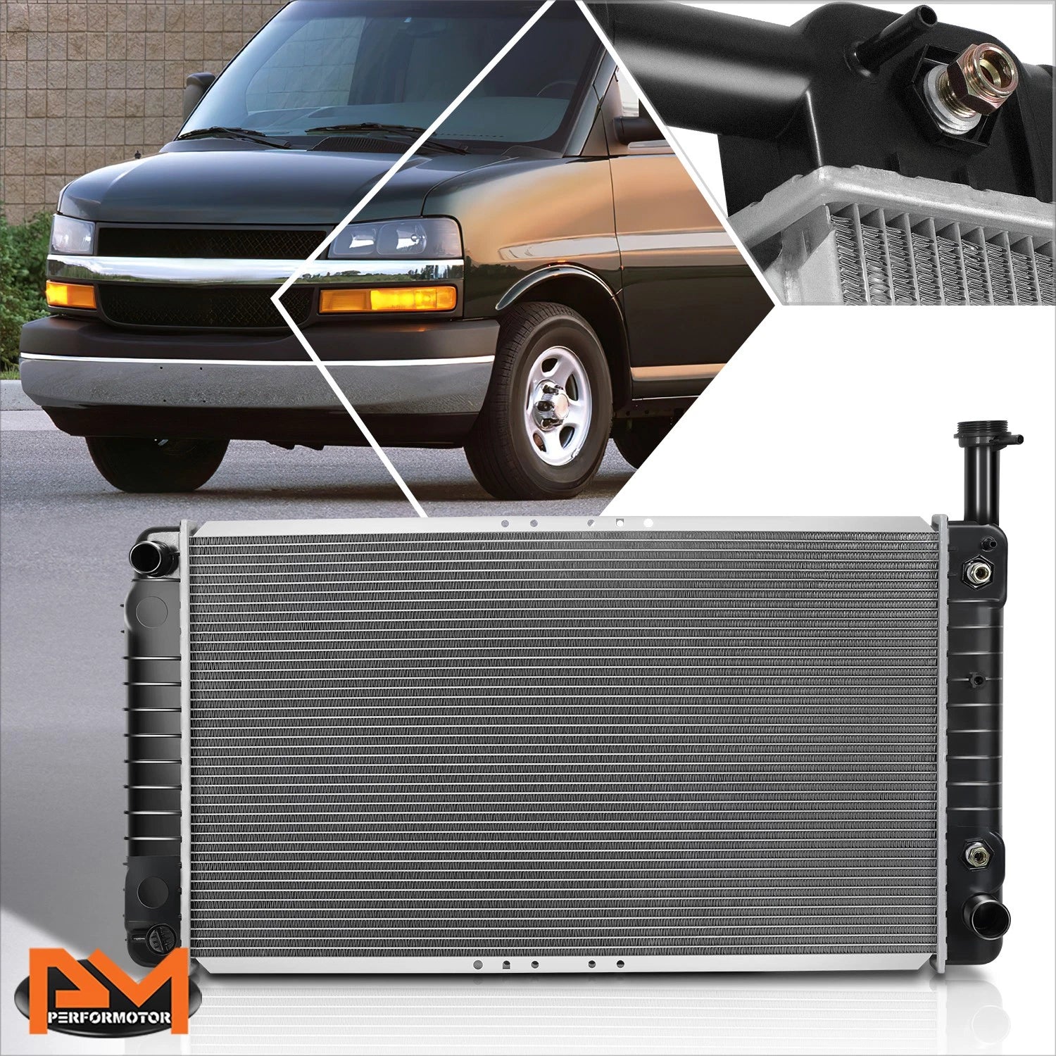 Full Aluminum Core Radiator for Express/Savana 1500 2500 (2003–2005) DPI-2712