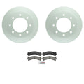 Bosch Rear Disc Brake Rotors & Semi-Met Brake Pads Kit for GMC Sierra 3500 HD (2007–2023)