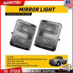 Pair Side Mirror Turn Signal Light Lens for Ford F250 F350 F450 (2008–2016)