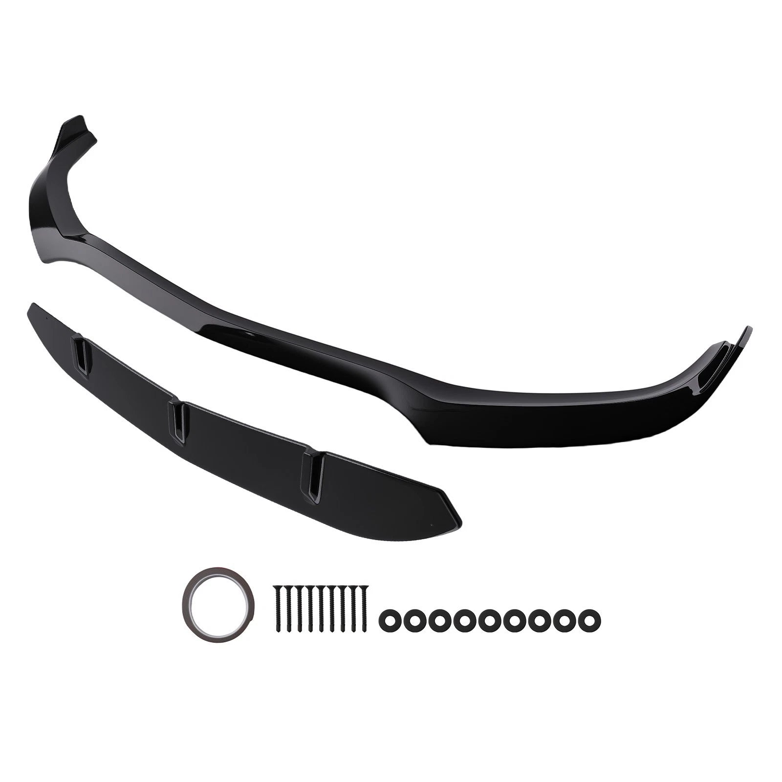 Front Aero Kit for Mercedes W205 C63 AMG S 2015-2021 Sedan Wagon Black