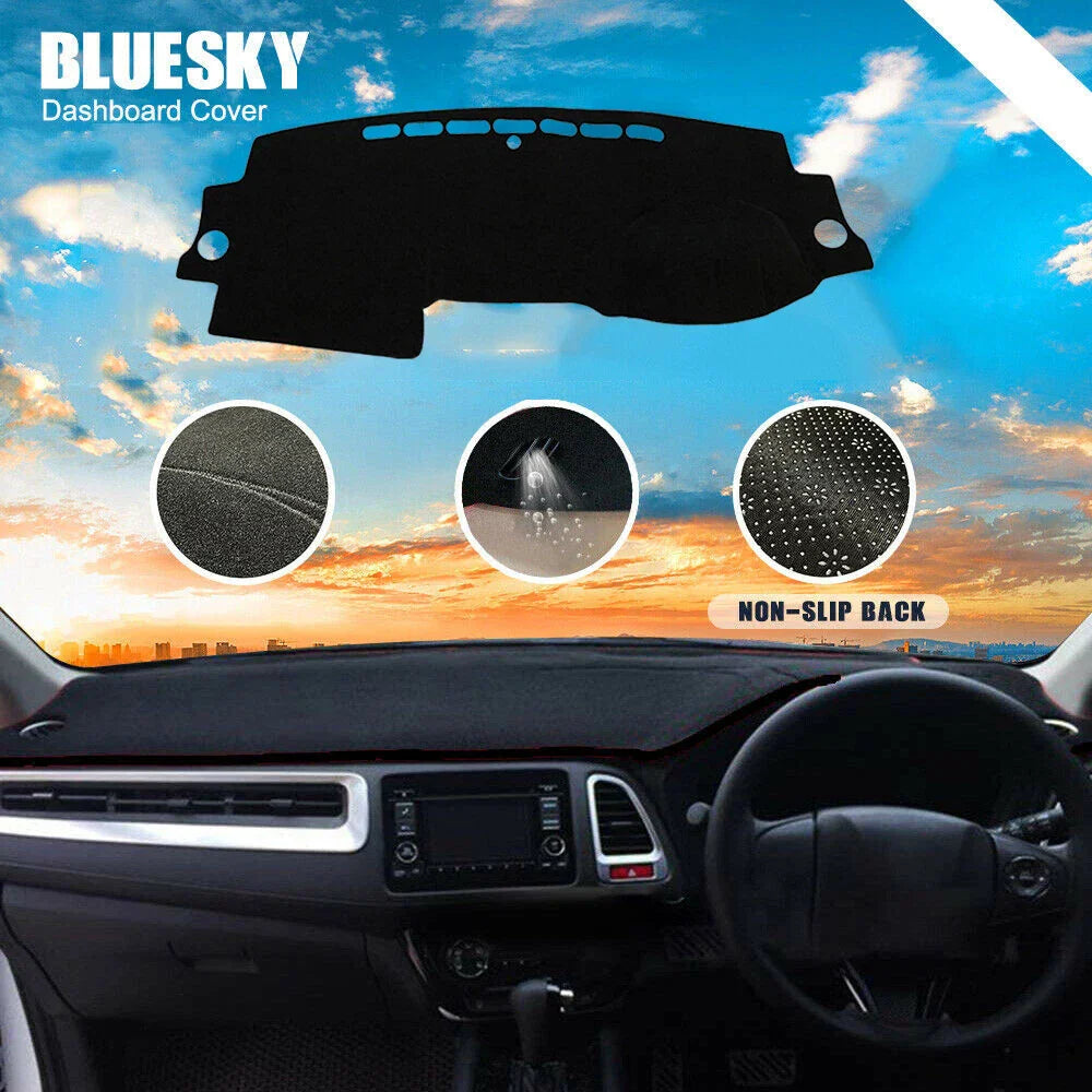 Non-Slip Dash Mat for Honda CR-V 2007-2012 Dashboard Cover Black