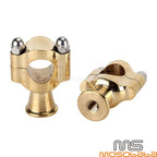 Brass 1" Handlebar Riser Clamp Mount for Chopper Bobber Cafe Racer