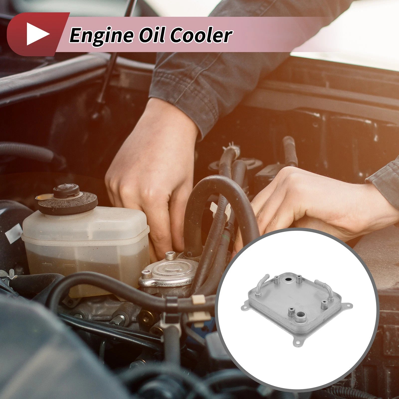 Engine Oil Cooler for Hyundai Sonata (2016–2019) L4 2.0L No. 25620E6000