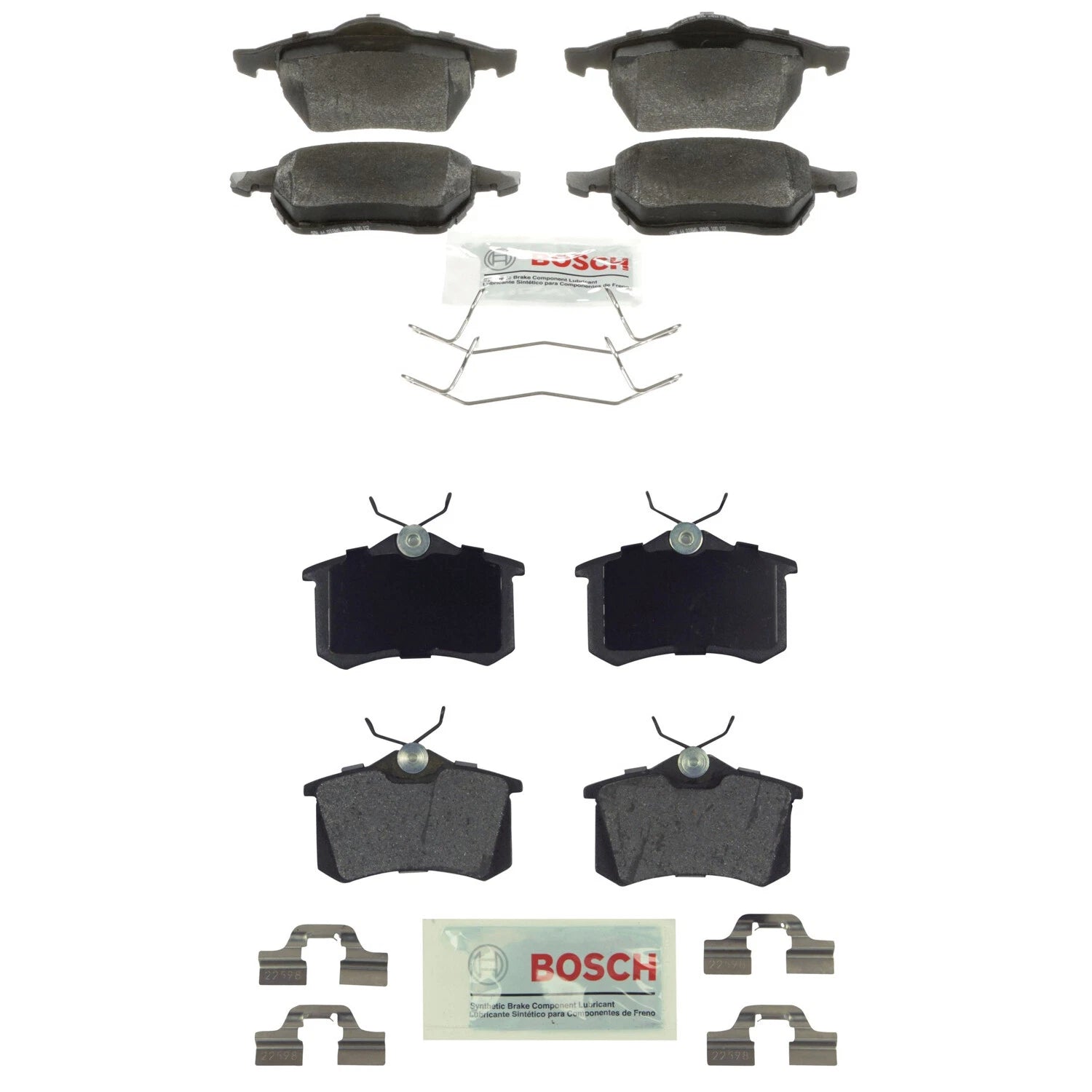 Bosch Blue Disc Brake Pad Kit for Audi TT Quattro, VW Jetta