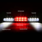 LED Third Tail Brake Light Cargo Lamp Bar for Silverado Sierra (1999–2007)