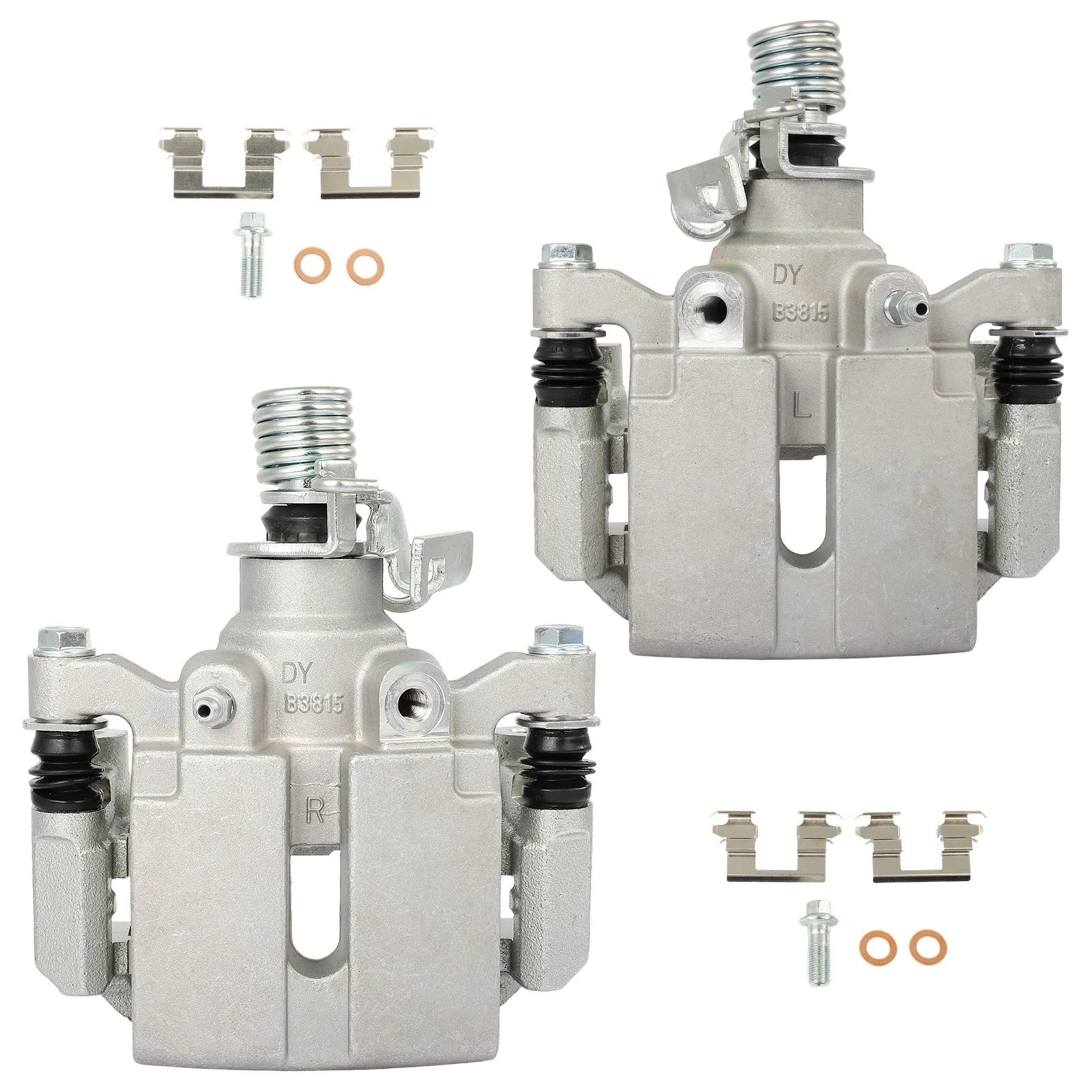 Set of 2 Rear Brake Calipers for Pontiac Grand Prix (2004–2008)