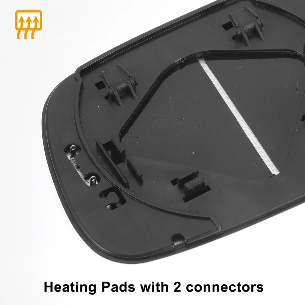 Right Side Heated White Mirror Glass for Honda HR-V CR-V (1996–2006)