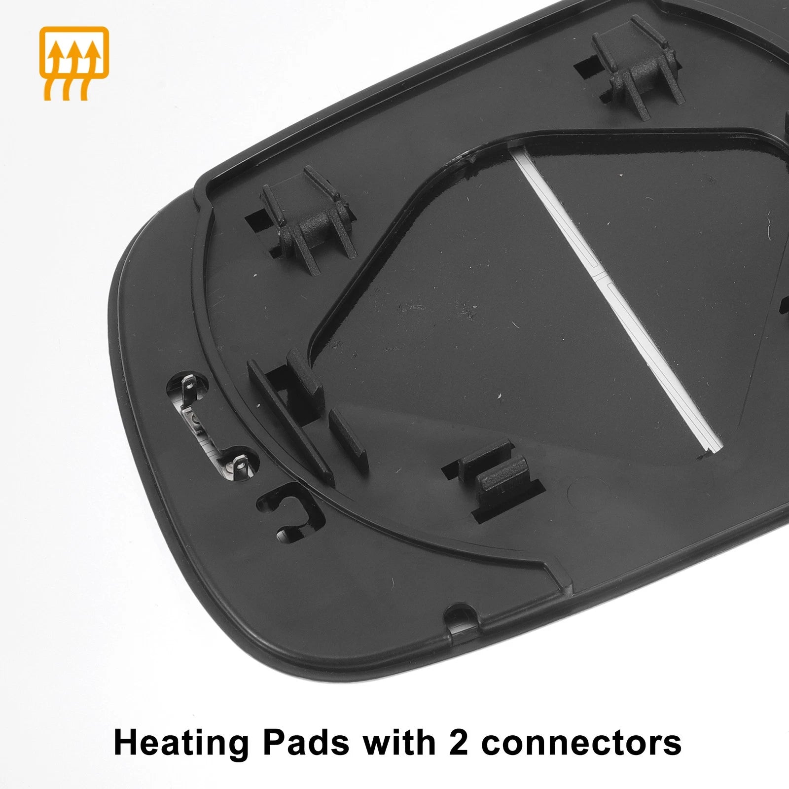 Right Side Heated White Mirror Glass for Honda HR-V CR-V (1996–2006)