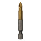 5PCS PH2 50mm Coated Electric Screwdriver Bit 1/4in Hex Shank