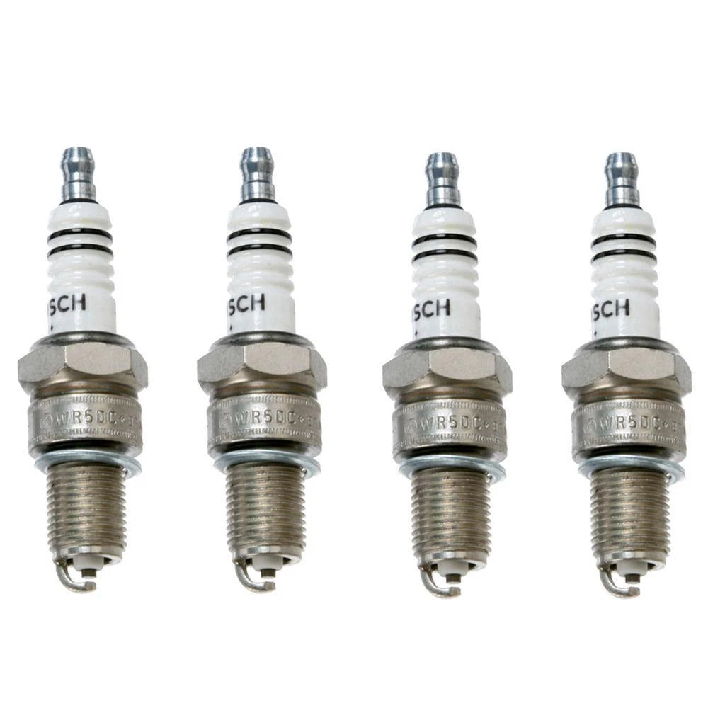 Set of 4 Bosch Nickel Spark Plugs for Audi Porsche Lotus Honda Alfa Romeo L4