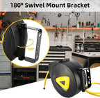 Retractable Air Hose Reel 5/16 IN x 33 FT for Air Compressor (Auto Rewind)