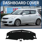 Dashboard Cover Mat for Suzuki Swift ZC33S 13S 53S (2018–2024) Black