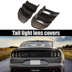 Tail Light Lamp Cover Trim Bezels for Ford Mustang (2018–2021) Black
