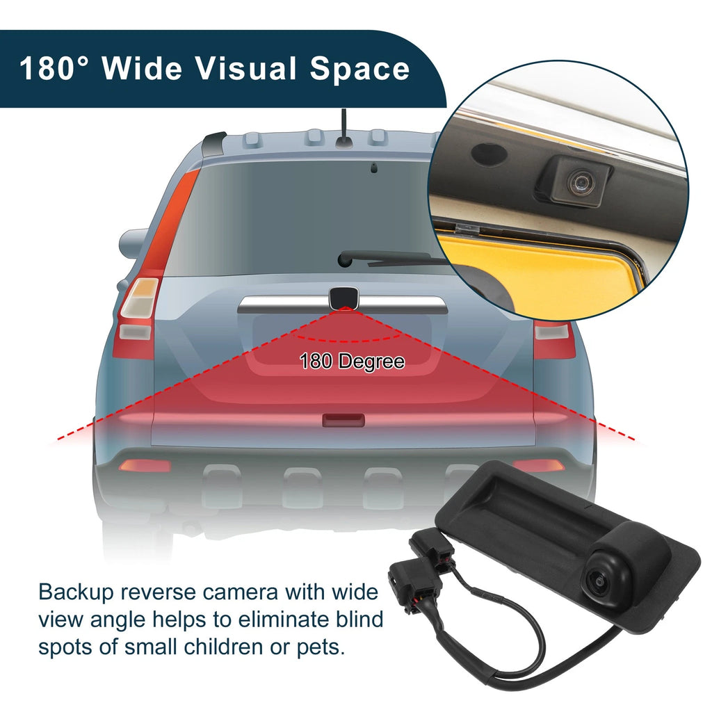 Rear View Camera for Hyundai Elantra (2017–2023) 120-180 Degree