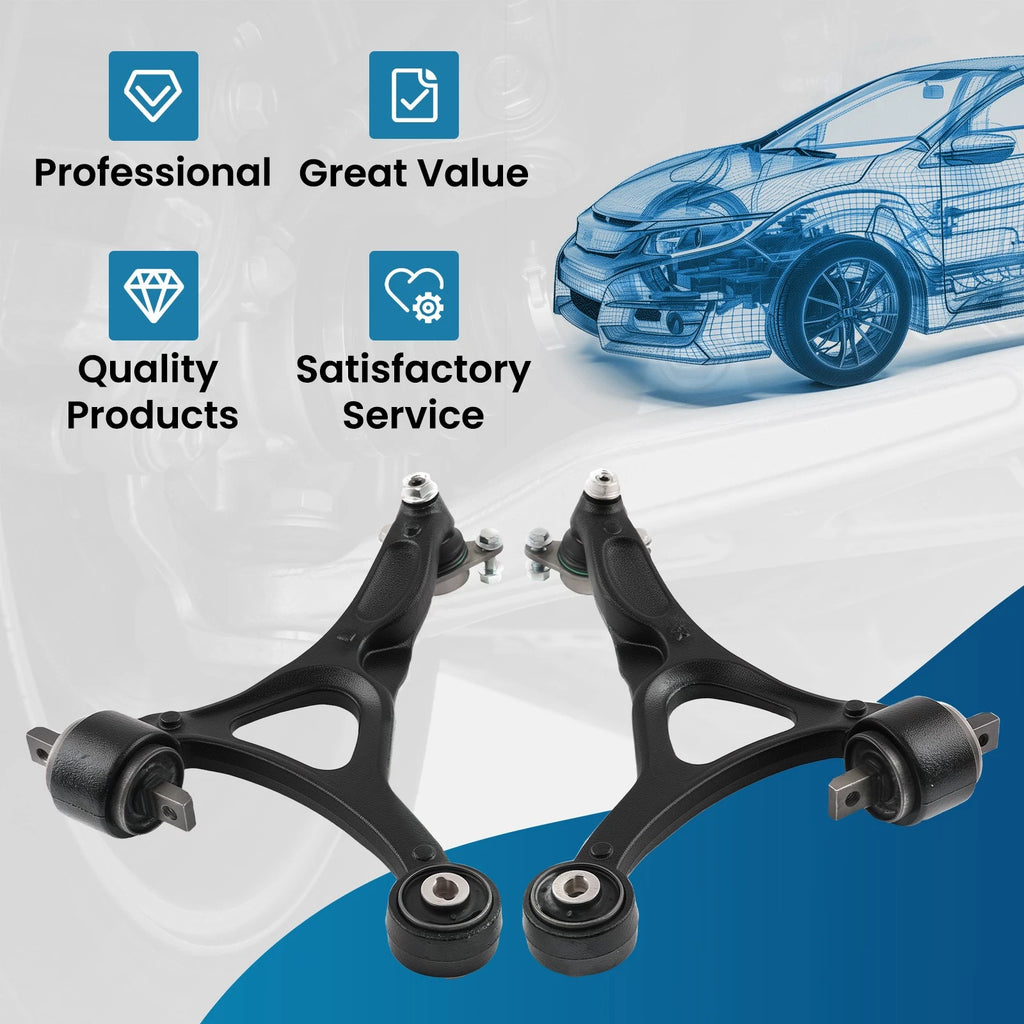 L&R Front Lower Control Arm Ball Joint for Volvo XC90 (2003–2014) K640446 K640447