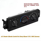 Climate Control Module AC Heater for Chevy S-10 S10 GMC Sonoma (1998–2005)
