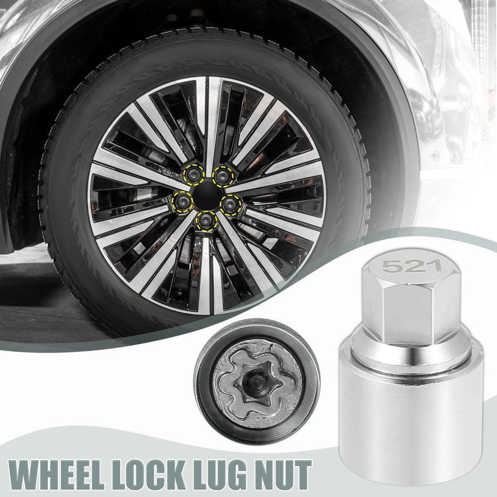 Wheel Lock Lug Nut Anti Theft Key for Volkswagen (521)