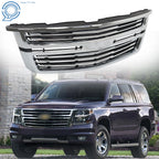 Chrome Front Upper Grille for Chevy Tahoe/Suburban LTZ (2015–2020)