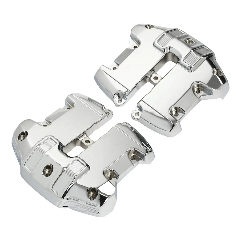 Rocker Box Covers for Harley Touring Street Road Glide 2017-2024 Chrome