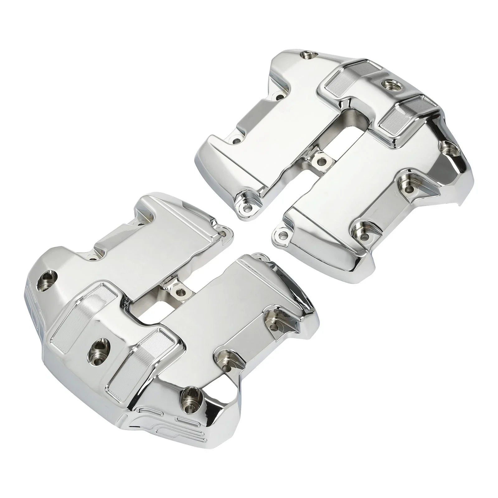 Rocker Box Covers for Harley Touring Street Road Glide 2017-2024 Chrome