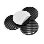 Set of 4 50mm Aluminum Wheel Center Cap Stickers for Auto Vehicles