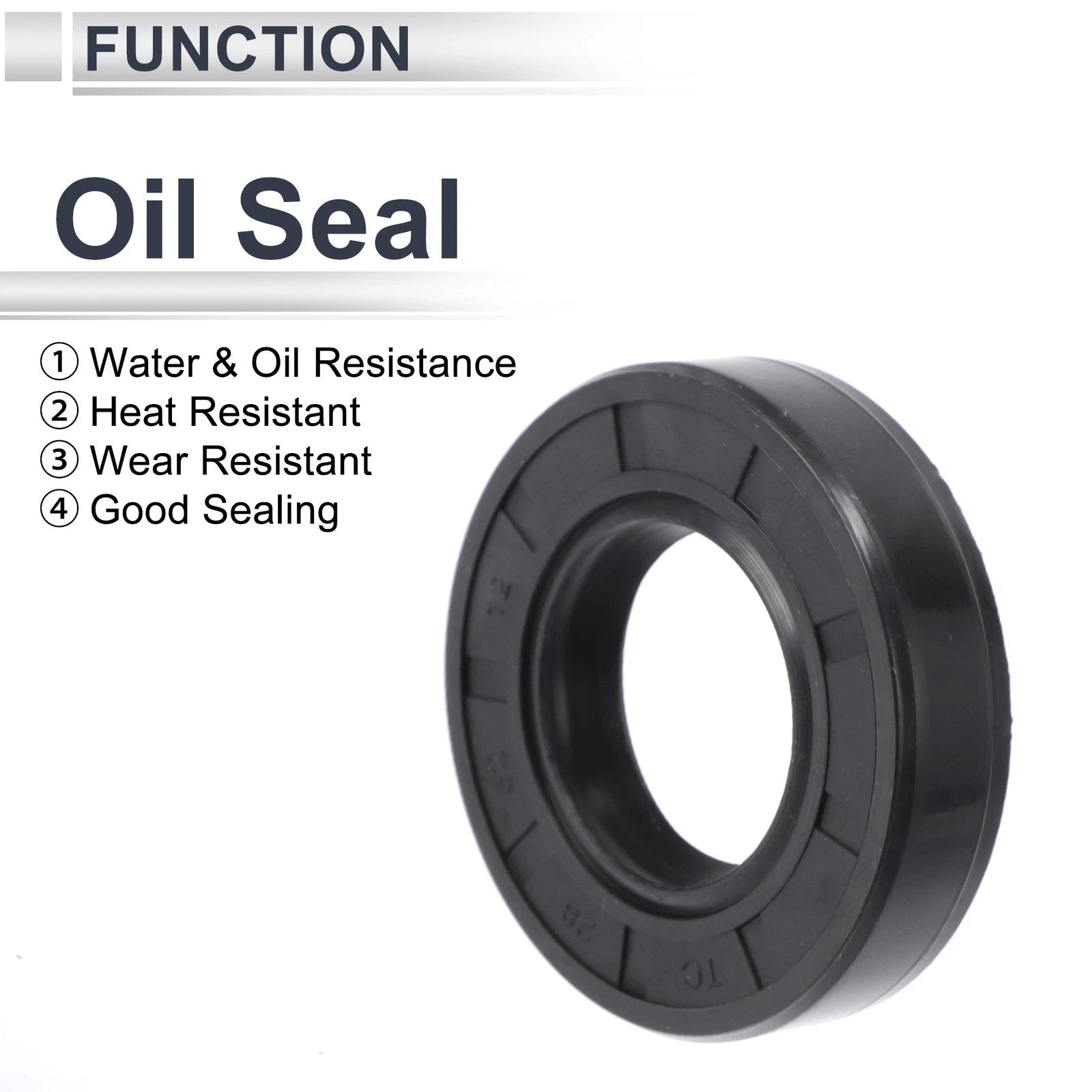 Set of 5 Oil Seal Rotary Shaft Seal TC Ring 28x52x12mm Nitrile Rubber