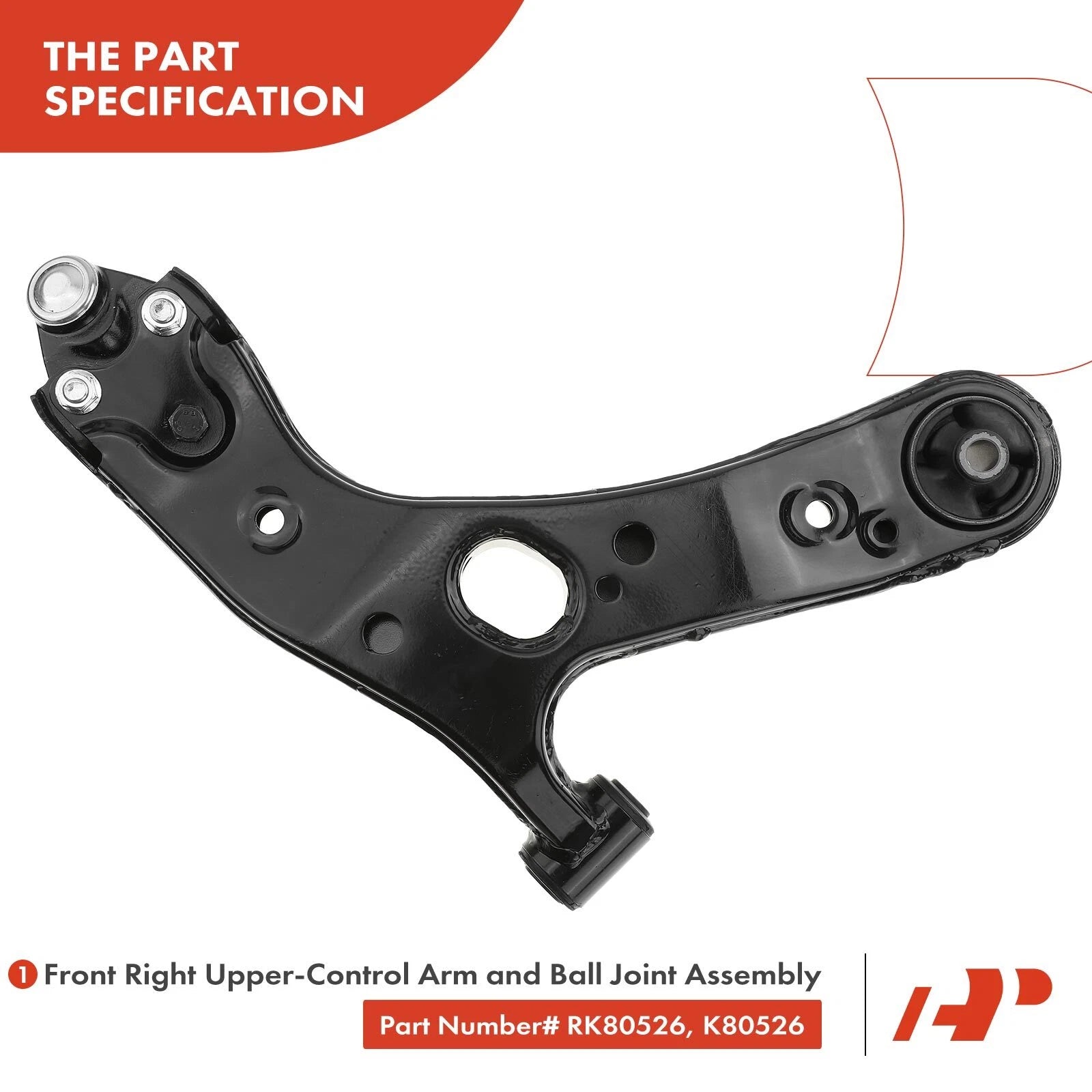 Front Left Lower Control Arm with Ball Joint for Toyota RAV4, Lexus NX200t (2017–2025)