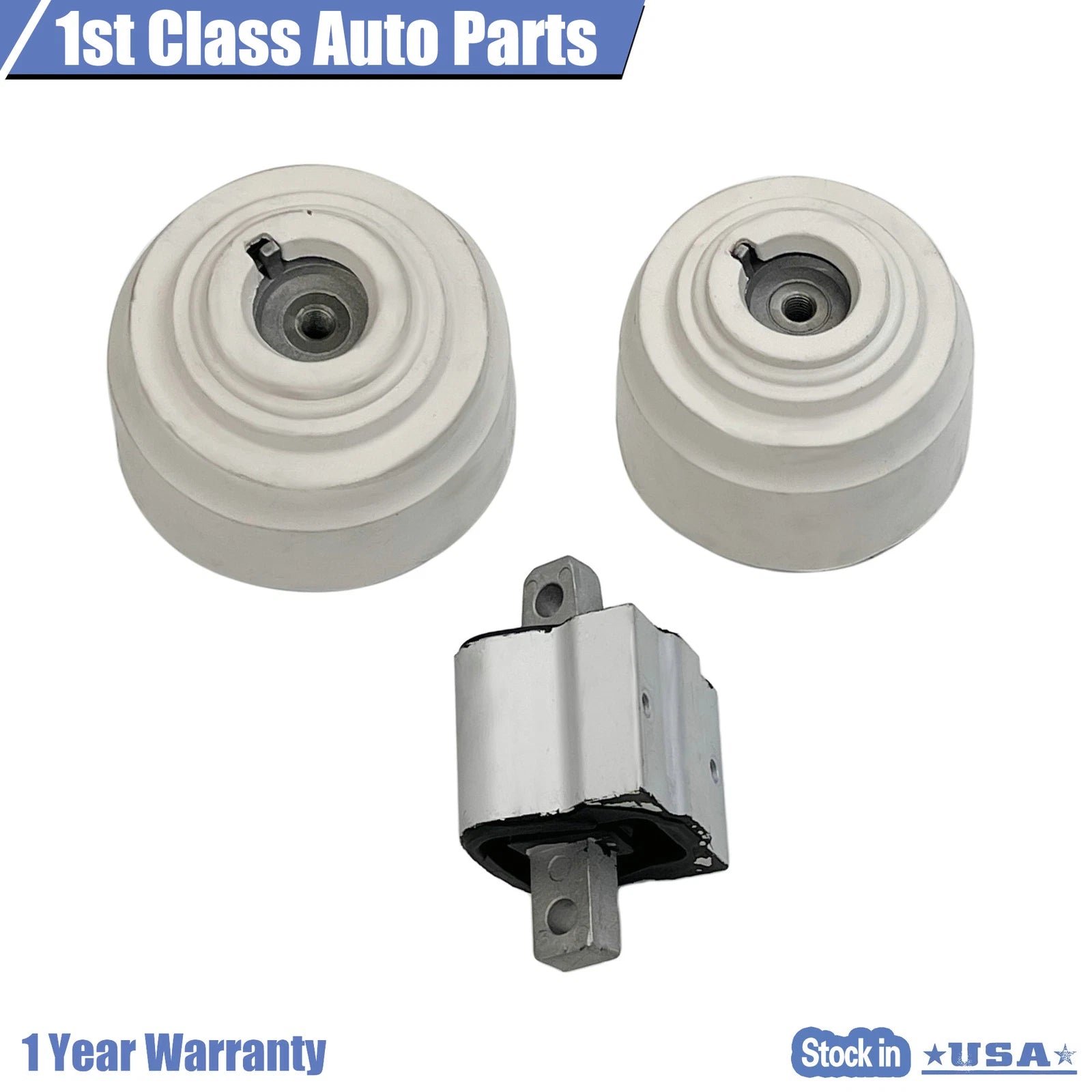 Set of 4 Engine & Transmission Mounts for Mercedes Benz E350 E320 C280 (2006–2009)