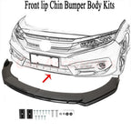Carbon Fiber Front Bumper Lip Splitter & Side Skirts Kit for Audi A5 S5 A6 A7 A8 (2010–2023)