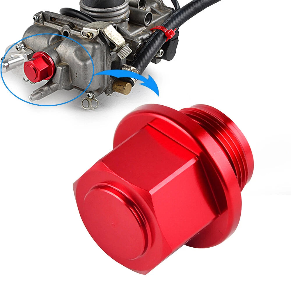 Carburetor Drain Plug Cap for Keihin FCR MX ATV Motorcycles (2000–2023)