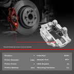 Front Left Right Disc Brake Calipers for Toyota Tundra Sequoia (2016–2021)