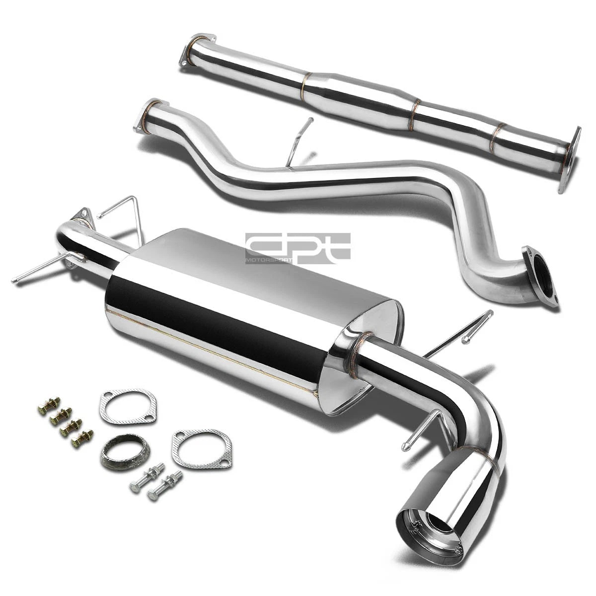 3" OD Cat-Back Exhaust System + Muffler + Tip for Subaru Impreza WRX (2008–2014)