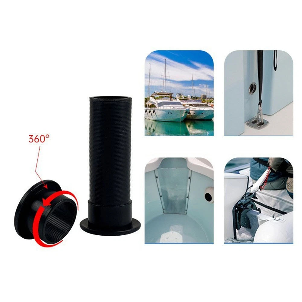 Drain Pipe for Yacht Cockpit Baitwell Motorwell (1-1/4in, 3/4in)
