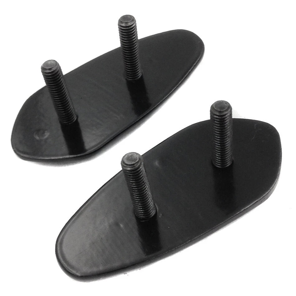 Motor Mirror Block Off Base Plates for Yamaha R6 YZF-R6 (1999–2007) Black