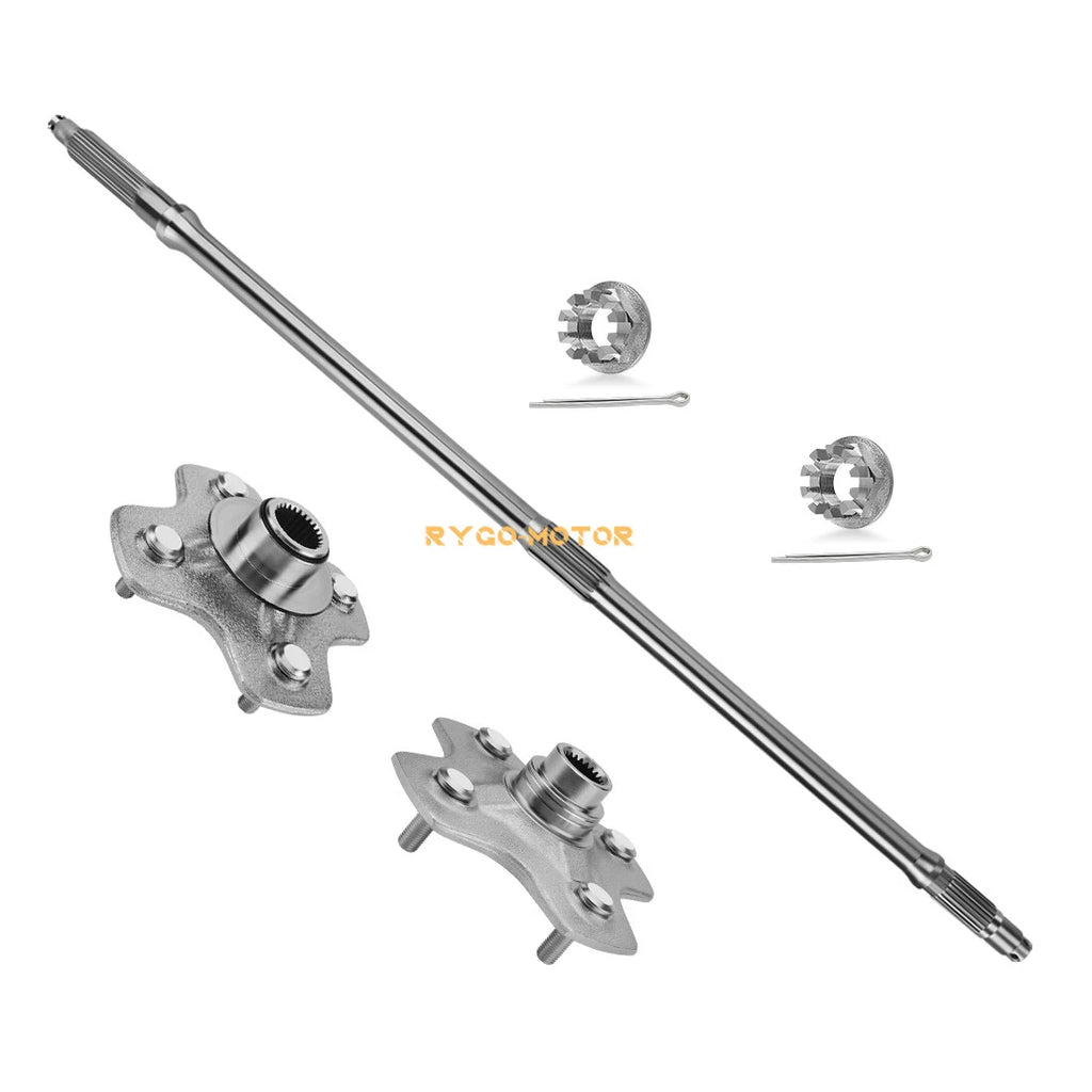 Rear Axle Wheel Shaft w/Hubs for Honda Foreman Rubicon 500 (2009–2011)