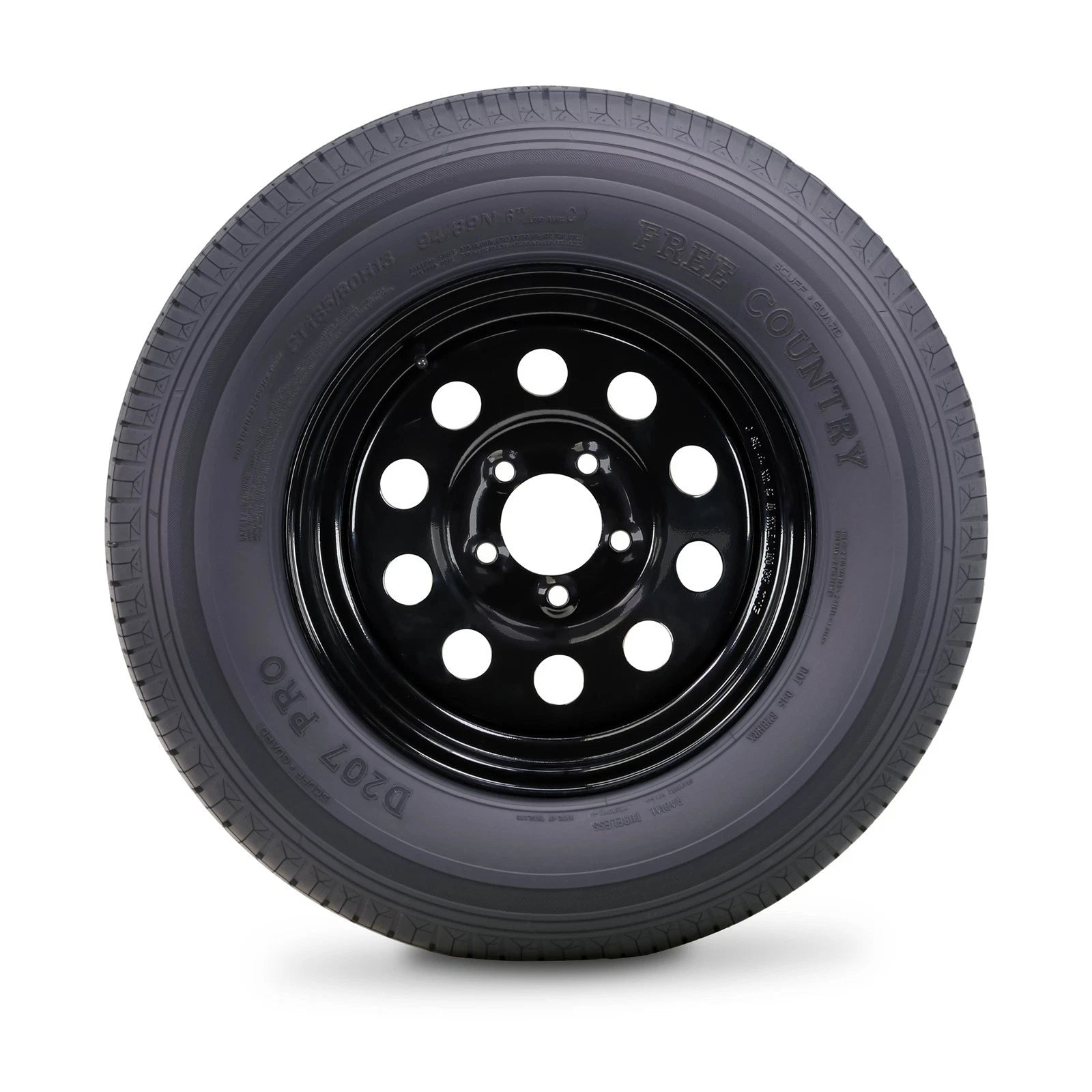 Free Country Trailer Tire Rim ST185/80R13 6-Ply C 94N 5 Lug x 4.5" (2013–2023)