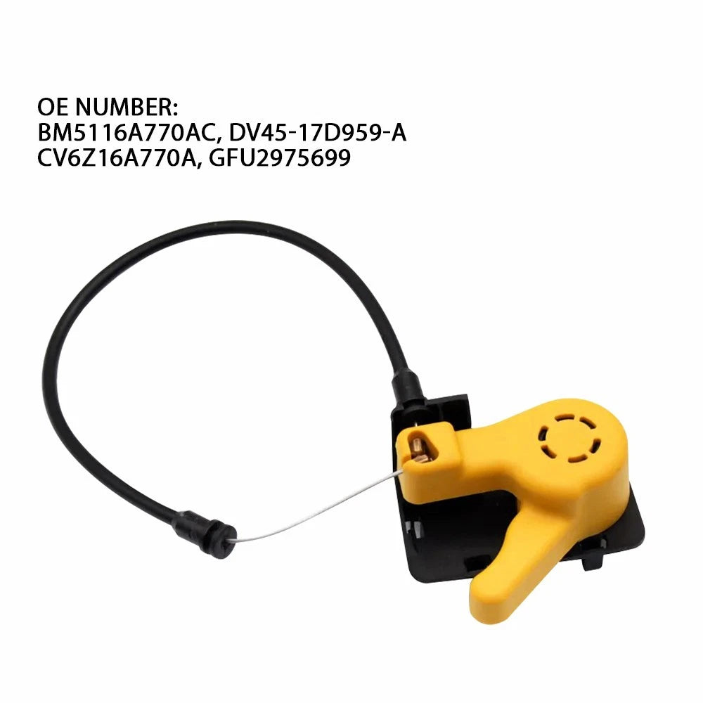 Hood Latch Release Pull Handle Cable Lever for Ford Focus (2012–2018) BM5116A770AC