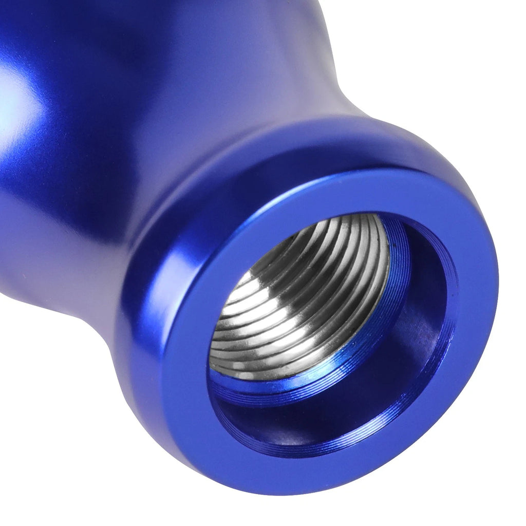 Shift Knob for Universal Vehicles - Blue Flat Top Teardrop Shape