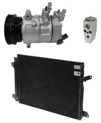 A/C Compressor Kit W Condenser for Volkswagen Beetle 2.5L (2013–2013)