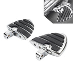 2X Chrome Rear Passenger Footrest Pedal for Harley FXBR Breakout (2018–2019)