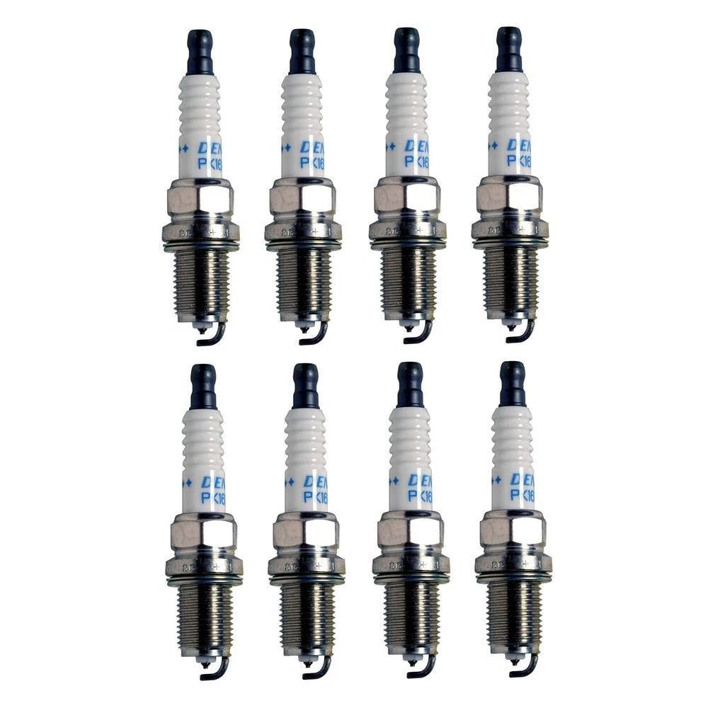 Set of 8 Denso Double Platinum Spark Plugs (Gap 0.044) for