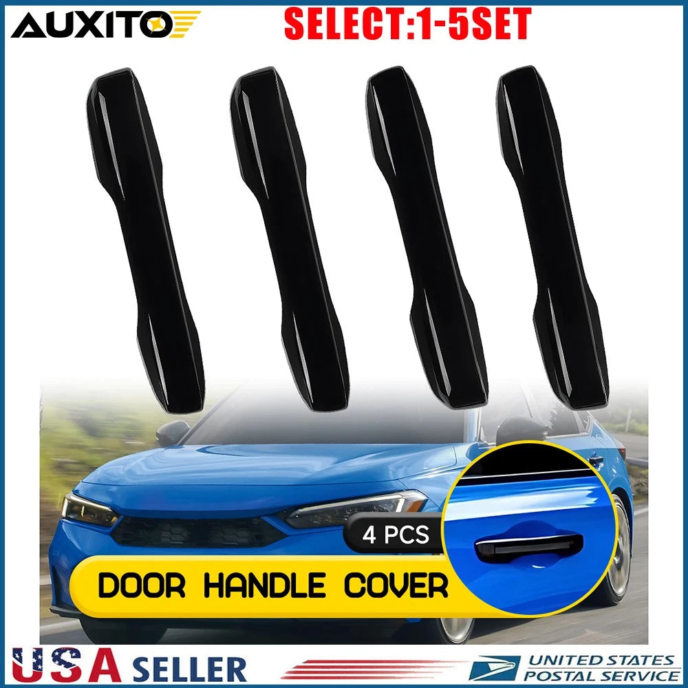 Gloss Black Pull Handle Cover for Honda HR-V (2023–2025) 4-20X