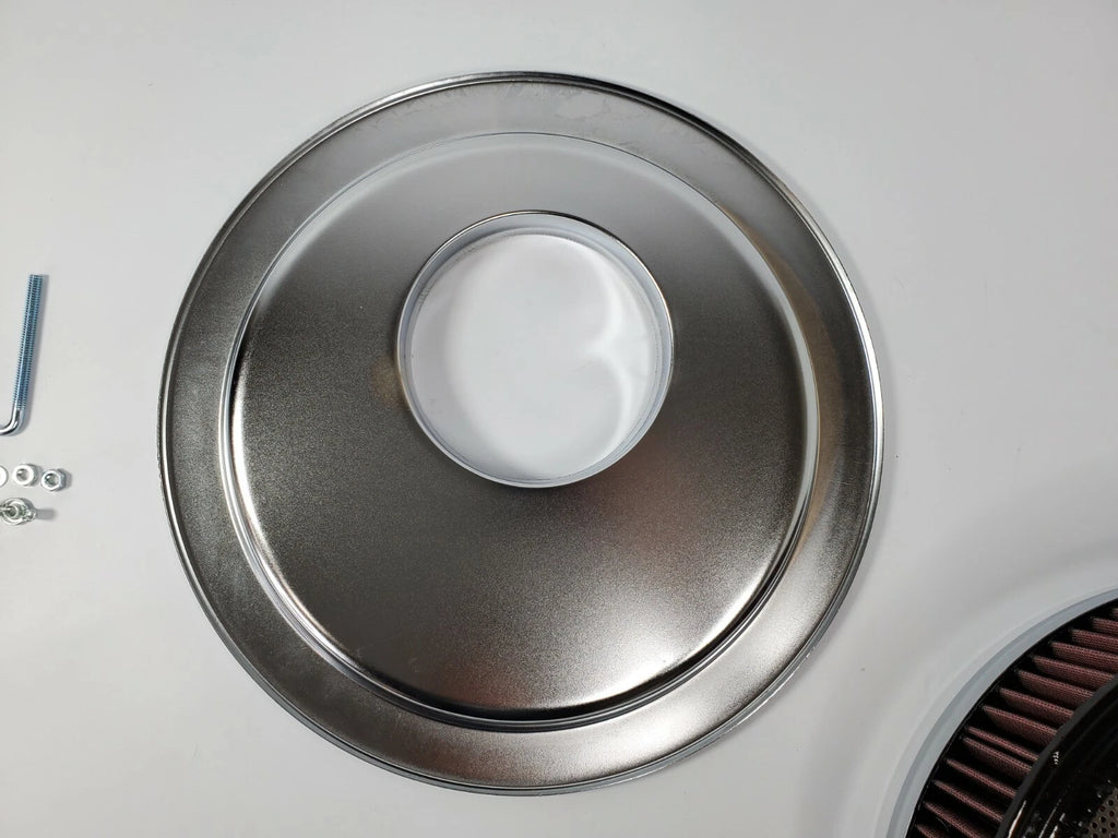 Washable Air Cleaner Assembly Chrome 4BBL Offset Base for Universal (2000–2026)