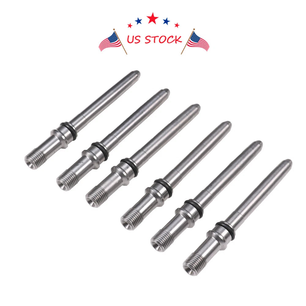 Set of 6 Injector Connector Tubes for Dodge Cummins Diesel (5.9L, 6.7L)