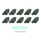 Set of 10 Pillow Block Bearings for UCFL201-8 (1/2" Bore)